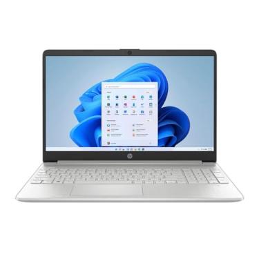 Imagem de HP Laptop Full HD com tela sensível ao toque de 15,6 polegadas, processador Intel Celeron i7-1255U, gráficos Intel Iris Xe, RAM DDR4-3200 MHz de 16 GB, SSD de 512 GB, Windows 11 Home (prata natural)