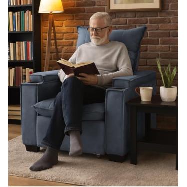 Imagem de Poltrona Papai Reclinável Pulse Porta Copos Carregador usb Grafite