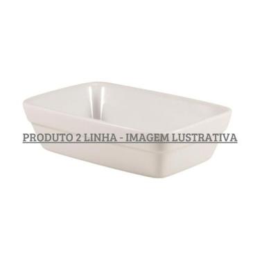 Imagem de Forma Retangular sem Alça 17 cm Porcelana Schmidt - Mod. Calorama 2ª L