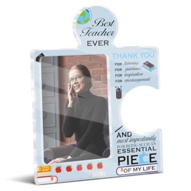 Imagem de Porta-retrato de agradecimento para professores, 10 x 15 cm, presente de formatura de fim de ano, presente de agradecimento para mulheres e homens professores