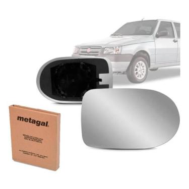 Imagem de Lente Com Base Retrovisor Uno Mille Economy 11 A 14 - Lado Direito (Pa