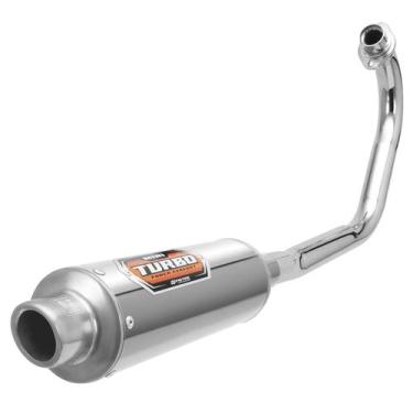 Imagem de Escapamento Pro Tork Mini Turbo Moto Titan 125 1995 À 1999 Curva Croma