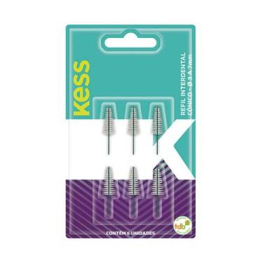 Imagem de Refil Escova Interdental Kess Cônico 6 Unidades