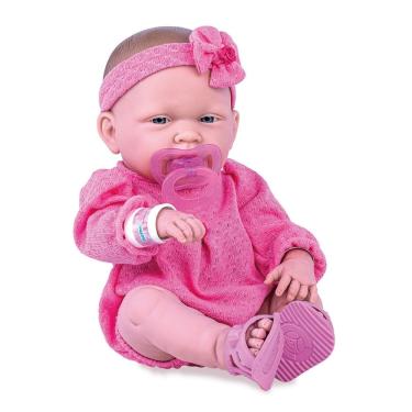 Imagem de Boneca Love Bebê Com Fraldinha Chupeta e Sapatinho Cotiplas