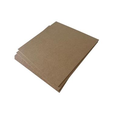 Imagem de Genérico Kit 6 Placas MDF Cru, 48x48 cm, 6 mm Espessura, para Artesanato, Chapa de Madeira Natural