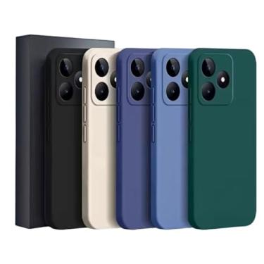 Imagem de Capa Capinha Compatível Realme C51/C53/NOTE50 Silicone Aveludada Ultra Fina e Resistente (PRETO)