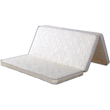 Imagem de Colchão De Fibra De Coco Triplo, Colchão De Chão Japonês Dobrável, Colchão De Chão Para Adultos 3e Colchão Ortopédico De Coqueiro, Tapete De Dormir Dobrável, Tapete De Dormir De Tatami Sile