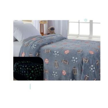 Imagem de Manta Cobertor Infantil Solteiro Brilha Escuro 1,50X2,00 Mts - Corttex