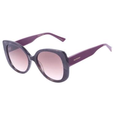 Imagem de Óculos Solar Ana Hickmann Ah90013 C01  Brilho Lente Marrom Degradê-Feminino