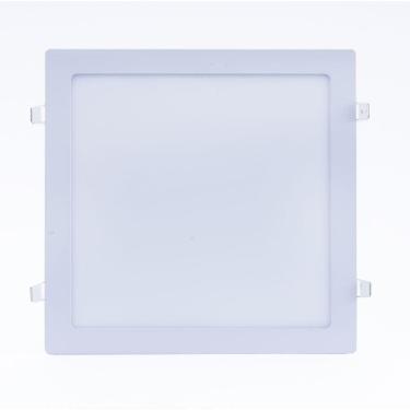 Imagem de Plafon Led Slim 6w Quadrado Embutir 6500k Branco Frio Bivolt ? Unidade