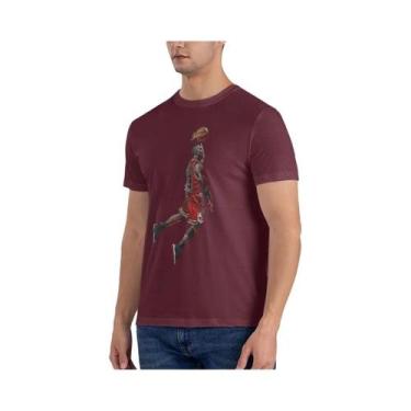 Imagem de Camiseta Masculina Y2K Harajuku Street Fashion Com Estampa Michael Jor