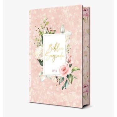 Imagem de Livro - Bíblia Sagrada Flores Rosa - NVI