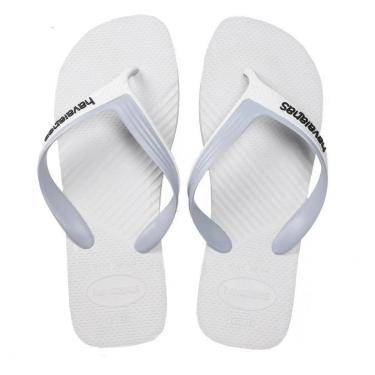 Imagem de Chinelo Havaianas Dual Branco Cinza-Masculino