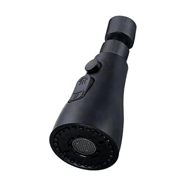 Imagem de 3 Funções Spray Grifo Rotativo 360 Econômico de Água Polido Aerador Substituição para Pia Cozinha com Adaptador e Almofada - Bicos -obstrução