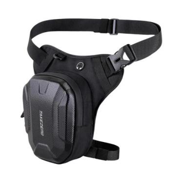 Imagem de Bolsa Lateral Impermeável Para Moto, Pochete De Cintura Para Motocicle