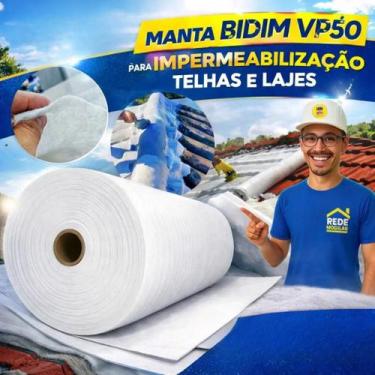 Imagem de 10Mt2 Rolo Manta Bidim Vp50 Impermeabiliz Telhado Laje Telha - Mantate