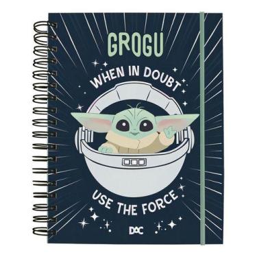 Imagem de Caderno Smart Colegial Escolar Baby Yoda Star Wars Dac