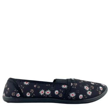 Imagem de Sapatilha Feminina Moleca com Estampa Floral Delicada 52059, Multi pre