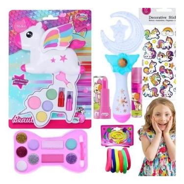 Imagem de Kit De Maquiagem Infantil Menina Princesa Lindo  - nova avenida 