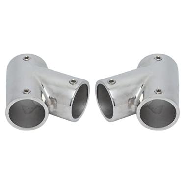Imagem de Encaixes de corrimão de barco, ferragem de trilho de mão de grau marítimo de aço inoxidável 316 de 3 vias para navio para iate comercial para iates infláveis(Φ25mm (1"))