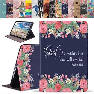 Imagem de ERWYTYIOI Capa para tablet Samsung Galaxy Tab S6 Lite 10,4 polegadas 2022/2020 [SM-P610/P613/P615/P619], capa inteligente fina de couro PU com suporte e despertar/hibernar automaticamente, citação