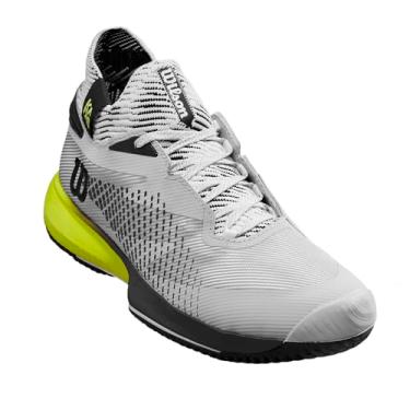 Imagem de WILSON KAOS Rapide SFT Tênis masculino, Azul pérola/preto/amarelo seguro, 43