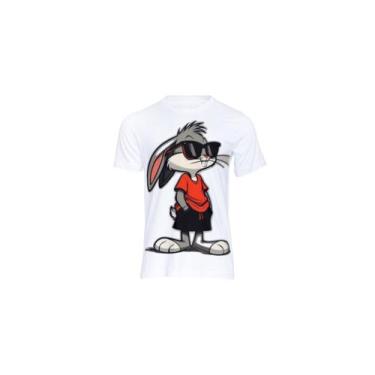 Imagem de Camiseta Personalizada Pernalonga EstilosoTecido Premium 30.1 - Hard s