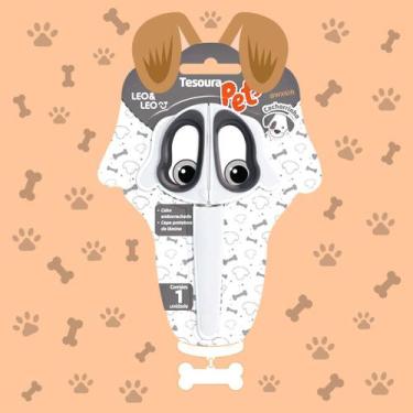 Imagem de Tesoura Escolar Infantil Pets Blister Unidade - Leo&Leo/ WX Gift - Leo