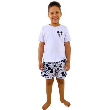 Imagem de Pijama Infantil Masculino Blusa e Samba canção Personagens Roupa de Do