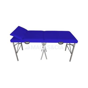 Imagem de Maca Portátil Cabeceira Reclinável 200kg 65cm Largura 10 Cores - BEST 