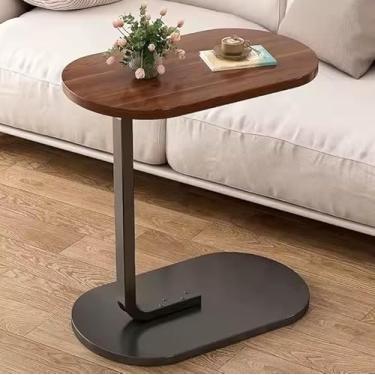 Imagem de Mesa De Canto Para Sofás E Poltronas Compacta E Elegante Com Kit Para Instalação Ideal Para Ambientes Modernos (Mesa de Canto Reto)