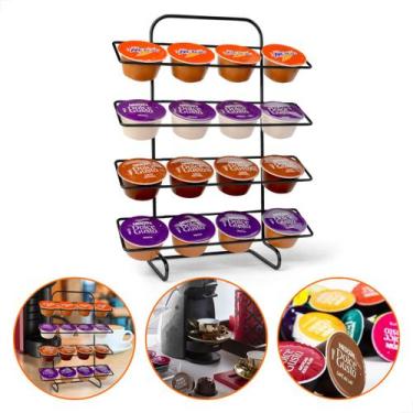 Imagem de Suporte Porta 16 Cápsulas Dolce Gusto Preto - ecommercemoreli