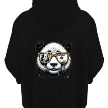 Imagem de Moletom Personalizado Com Capuz Frente e Costas Urso e Dolar - Hs, Pre