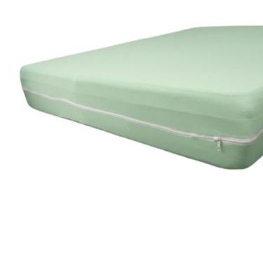 Imagem de Capa de Colchão Casal com Zíper Resistente 100% Algodão - Atual, Verde