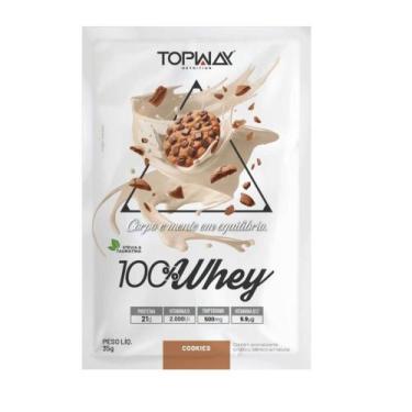 Imagem de Whey Protein Topway Cookies 35g - Embalagem com 10 Unidades