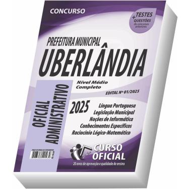 Imagem de Apostila Prefeitura De Uberlândia Mg Oficial Administrativo