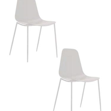 Imagem de Kit com 2 Cadeiras em Polipropileno Miami Nude