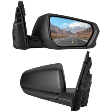 Imagem de LOIYLLEN Substituição do espelho retrovisor do lado direito do passageiro para Chevrolet Chevy Equinox 2018-2024, para GMC Terrain 2018-2024 - Conjunto de espelhos retrovisores com 5 pinos, ajuste