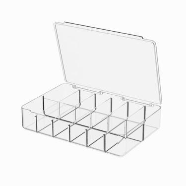 Imagem de Organizador de maquiagem APLOP de acrílico transparente com tampa de 1