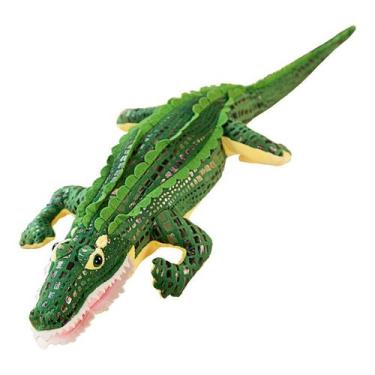 Imagem de Brinquedo de pelúcia, boneca de jacaré, crocodilo de pelúcia, 70 cm - 