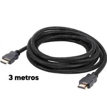Imagem de Cabo Hdmi 3 Metros 4K Hd Full Hd Para Projetor E Escritório