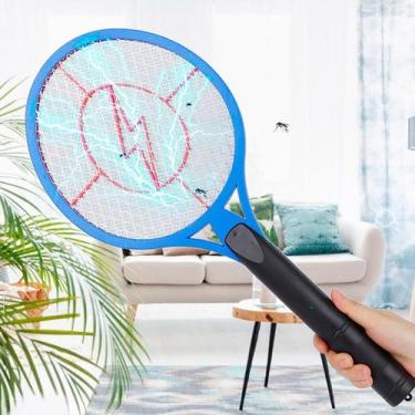 Imagem de Raquete Mata Pernilongos Mosquitos Dengue Super Potente