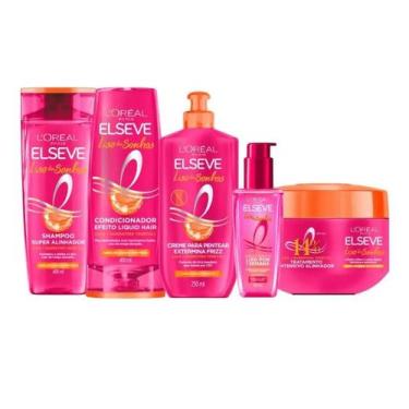 Imagem de Elseve Liso Dos Sonhos - Linha Completa 5 Produtos 400ml - L'Oreal Par