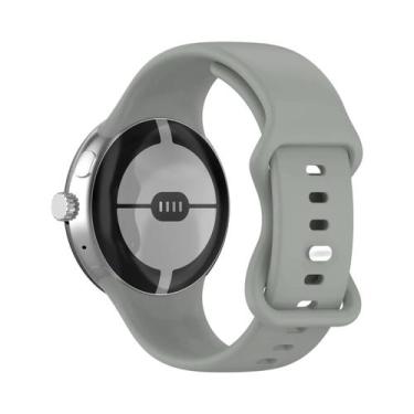 Imagem de Pulseira De Silicone Respirável Para Google Pixel Watch 4/3 45mm 41mm 