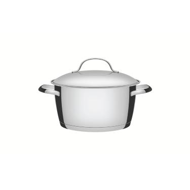 Imagem de Caçarola Funda Tramontina Allegra Aço Inox Fundo Triplo 20 cm 3,1L