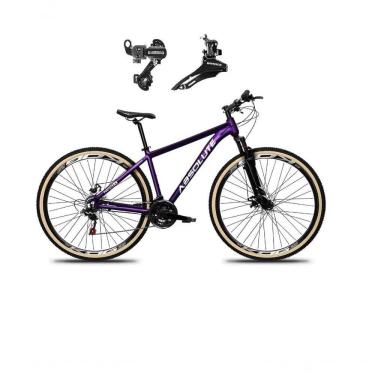 Imagem de Bicicleta Aro 29 Absolute Nero 5 Alumínio 24v Câmbios Shimano Freio A Disco Mountain Bike Roxo Tam: 15