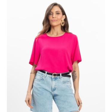 Imagem de Blusa Viscose Double Feminina Endless Rosa, G, Rosa
