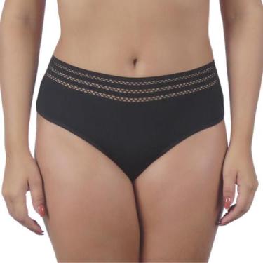 Imagem de Calcinha Feminina Cos Alto Segura Rio Lingerie Kit Dia 8 Und, GG