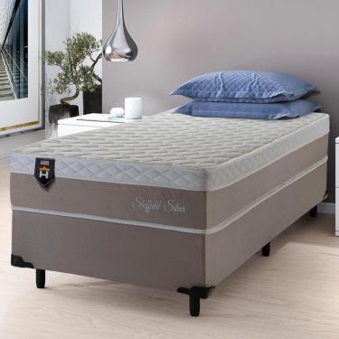 Imagem de Cama Box Solteirão Sheffield Molas Ensacadas Bege King House