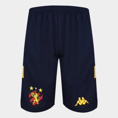 Imagem de Short Sport 26/27 Goleiro Kappa Masculino, Marinho, Amarelo, M